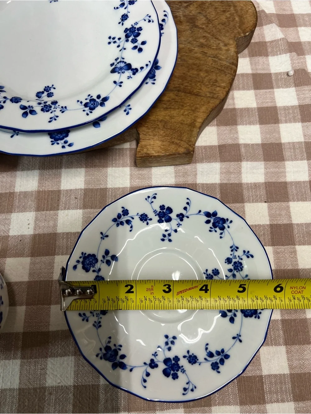 Vintage Noritake Elegance in blue dinnerware plates cup replacement blue white